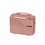 Leziter TraveLux Urban kisméretű kézi bőrönd keményfedeles 28x36x16 cm rosegold