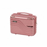 Leziter TraveLux Urban kisméretű kézi bőrönd keményfedeles 28x36x16 cm rosegold