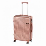 Leziter TraveLux Urban közepes bőrönd keményfedeles 68x45x25 cm rosegold