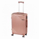 Leziter TraveLux Urban közepes bőrönd keményfedeles 68x45x25 cm rosegold