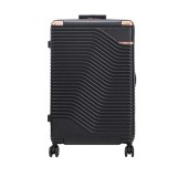 Leziter TraveLux Urban nagy bőrönd keményfedeles 76x50x29 cm fekete