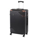 Leziter TraveLux Urban nagy bőrönd keményfedeles 76x50x29 cm fekete