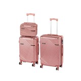 Leziter TraveLux Urban XV gurulós bőrönd szett rosegold