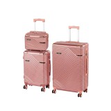 Leziter TraveLux Urban XVI gurulós bőrönd szett rosegold
