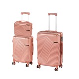 Leziter TraveLux Urban XVIII gurulós bőrönd szett rosegold