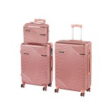 Leziter TraveLux Urban XX gurulós bőrönd szett rosegold