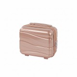 Leziter TraveLux Voyager kisméretű kézi bőrönd keményfedeles 26x31x14 cm rosegold