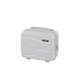 Leziter TraveLux Voyager kisméretű kézi bőrönd keményfedeles 26x31x14 cm szürke