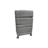 Leziter TraveLux Voyager közepes bőrönd keményfedeles 68x45x25 cm szürke