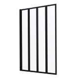 Leziter Tribeca 110x140 cm kádparaván fekete