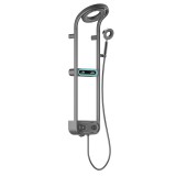 Leziter Tropic digitális zuhanyszett termosztátos csapteleppel szürke