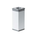 Leziter Uni bútorláb 100 mm ezüst