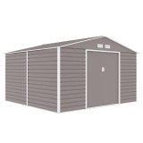 Leziter Utah kerti szerszámtároló ház 341x322 cm szürke-fehér