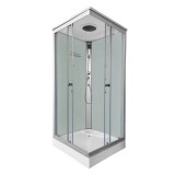 Leziter Valerie 80x80 cm szögletes hidromasszázs zuhanykabin