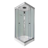 Leziter Valerie 90x90 cm szögletes hidromasszázs zuhanykabin