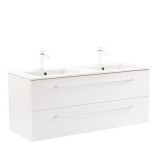 Leziter Vario Clam 120 alsó szekrény mosdóval fehér-fehér