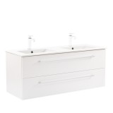 Leziter Vario Clam 120 alsó szekrény mosdóval fehér-fehér