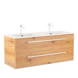 Leziter Vario Clam 120 alsó szekrény mosdóval tölgy-tölgy