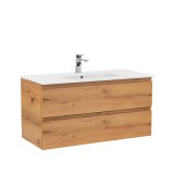 Leziter Vario Forte 100 alsó szekrény mosdóval tölgy-tölgy