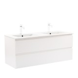 Leziter Vario Forte 120 alsó szekrény mosdóval fehér-fehér