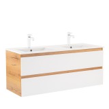 Leziter Vario Forte 120 alsó szekrény mosdóval tölgy-fehér