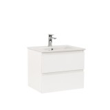 Leziter Vario Forte 60 alsó szekrény mosdóval fehér-fehér