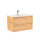 Leziter Vario Forte 80 alsó szekrény mosdóval tölgy-tölgy