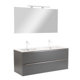 Leziter Vario Trim 120 komplett fürdőszoba bútor antracit-antracit