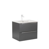 Leziter Vario Trim 60 alsó szekrény mosdóval antracit-antracit