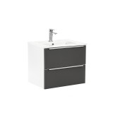 Leziter Vario Trim 60 alsó szekrény mosdóval fehér-antracit