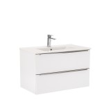 Leziter Vario Trim 80 alsó szekrény mosdóval fehér-fehér