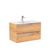 Leziter Vario Trim 80 alsó szekrény mosdóval tölgy-tölgy