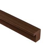 Leziter Végzáróléc dió hatású 260x2,5x1,8 cm