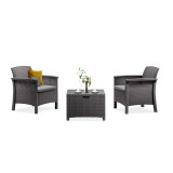 Leziter Venus Balcony kerti bútor garnitúra grafit