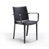 Leziter Victor műanyag kerti szék grafit