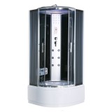 Leziter Vital mélytálcás hidromasszázs zuhanykabin, 90x90 cm-es méretben