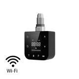 Leziter Wifi-s fűtőpatron törölközőszárító radiátorhoz digitális hőfokszabályozóval 600W fekete