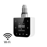 Leziter Wifi-s fűtőpatron törölközőszárító radiátorhoz digitális hőfokszabályozóval 800W fehér