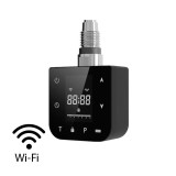 Leziter Wifi-s fűtőpatron törölközőszárító radiátorhoz digitális hőfokszabályozóval 800W fekete