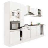 Leziter Yorki 300 konyhabútor fehér korpusz,selyemfényű fehér fronttal