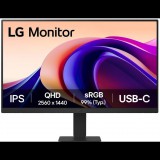 LG 23.8" 24U631A-B 16:9 QHD IPS Monitor 100Hz - Fekete (24U631A-B.AEUQ)