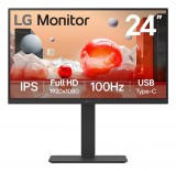 LG 24BA750-B monitor 60,5 cm (23.8") 1920 x 1080 pixel Full HD LCD Fekete
