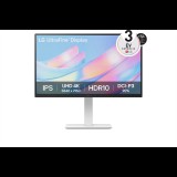 LG 27US550-W 68,6 cm (27") 3840 x 2160 px 4K Ultra HD LCD Fekete, Fehér számítógép monitor