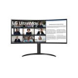 LG 34WR55QK-B 86,4 cm (34") 3440 x 1440 px Wide Quad HD Fekete monitor