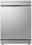 LG DF375HVS QuadWash szabadonálló mosogatógép 14 teríték, ezüst