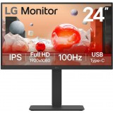 LG Electronics LG 24BA750-B számítógép monitor 60,5 cm (23.8") 1920 x 1080 pixelek Full HD LCD Fekete (24BA750-B)