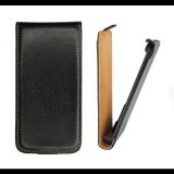 LG G Pro Lite D680, Forcell lenyitható bőrtok, Slim Flip, felfelé nyíló - kinyitható, fekete (60606) - Telefontok