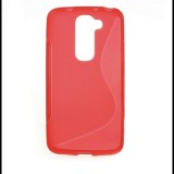 LG G2 Mini D620, TPU szilikon tok, S-Line, piros (R44439) - Telefontok