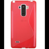 LG G4 Stylus, TPU szilikon tok, S-Line, piros (37196) - Telefontok