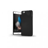 LG K8, TPU szilikon tok, ultravékony, Jelly Bright, fekete